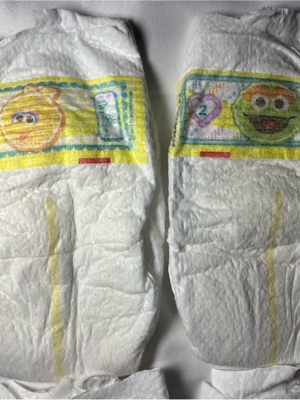 Pampers Swaddlers Sesame Street Diapers Size 2 Lot 12 Elmo Cookie Monster 2015 - Picture 3 of 8